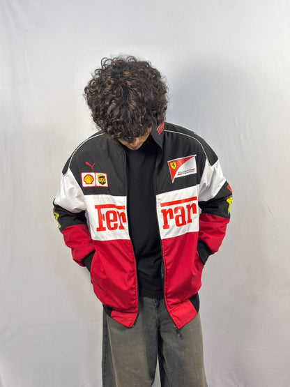 F1 TRIO FERRARI UNISEX RACING JACKET BY STYLESTITCH I DTF