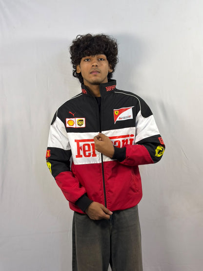 F1 TRIO FERRARI UNISEX RACING JACKET BY STYLESTITCH I DTF