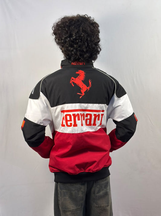F1 TRIO FERRARI UNISEX RACING JACKET BY STYLESTITCH I DTF