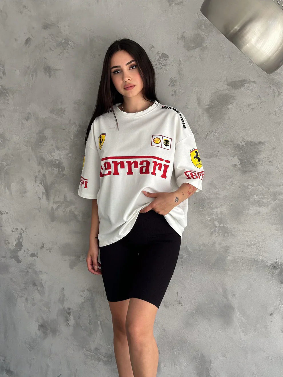 White F1 T-shirt
