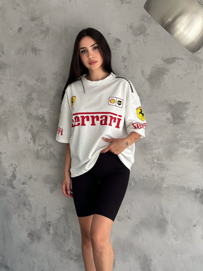 White F1 T-shirt