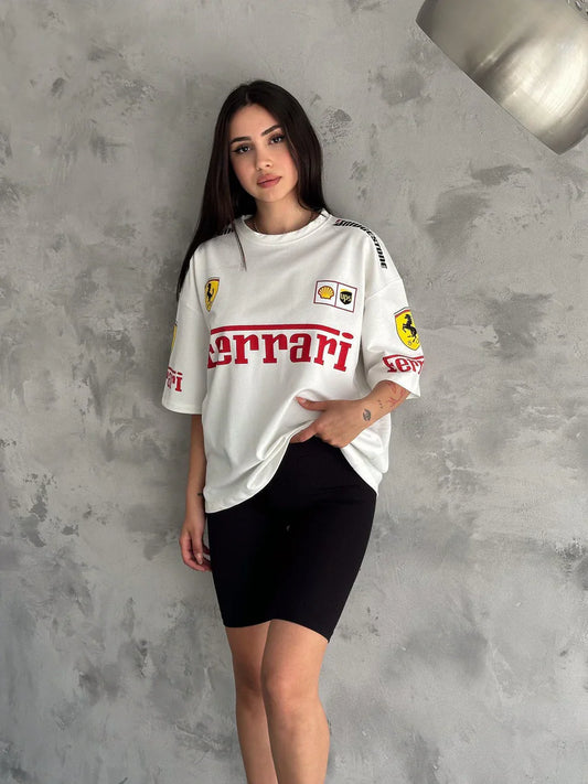 White F1 T-shirt