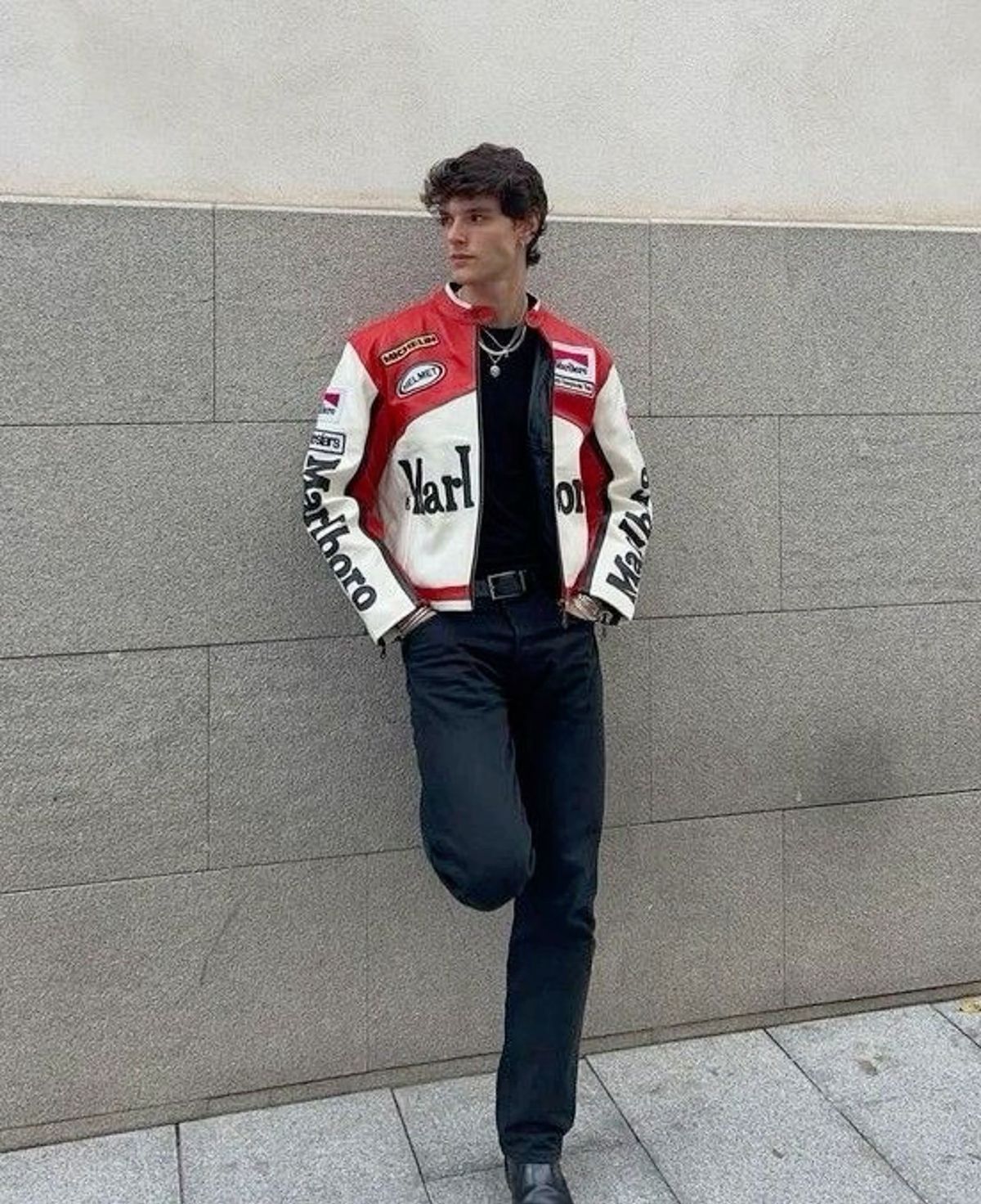 Marlboro Leather Unisex Jacket l Stylestitch