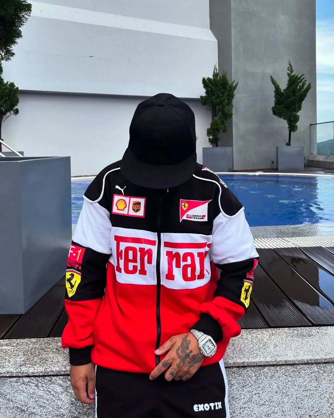 Ferrari Racing Jacket – Vintage F1 Streetwear by Stylestitch