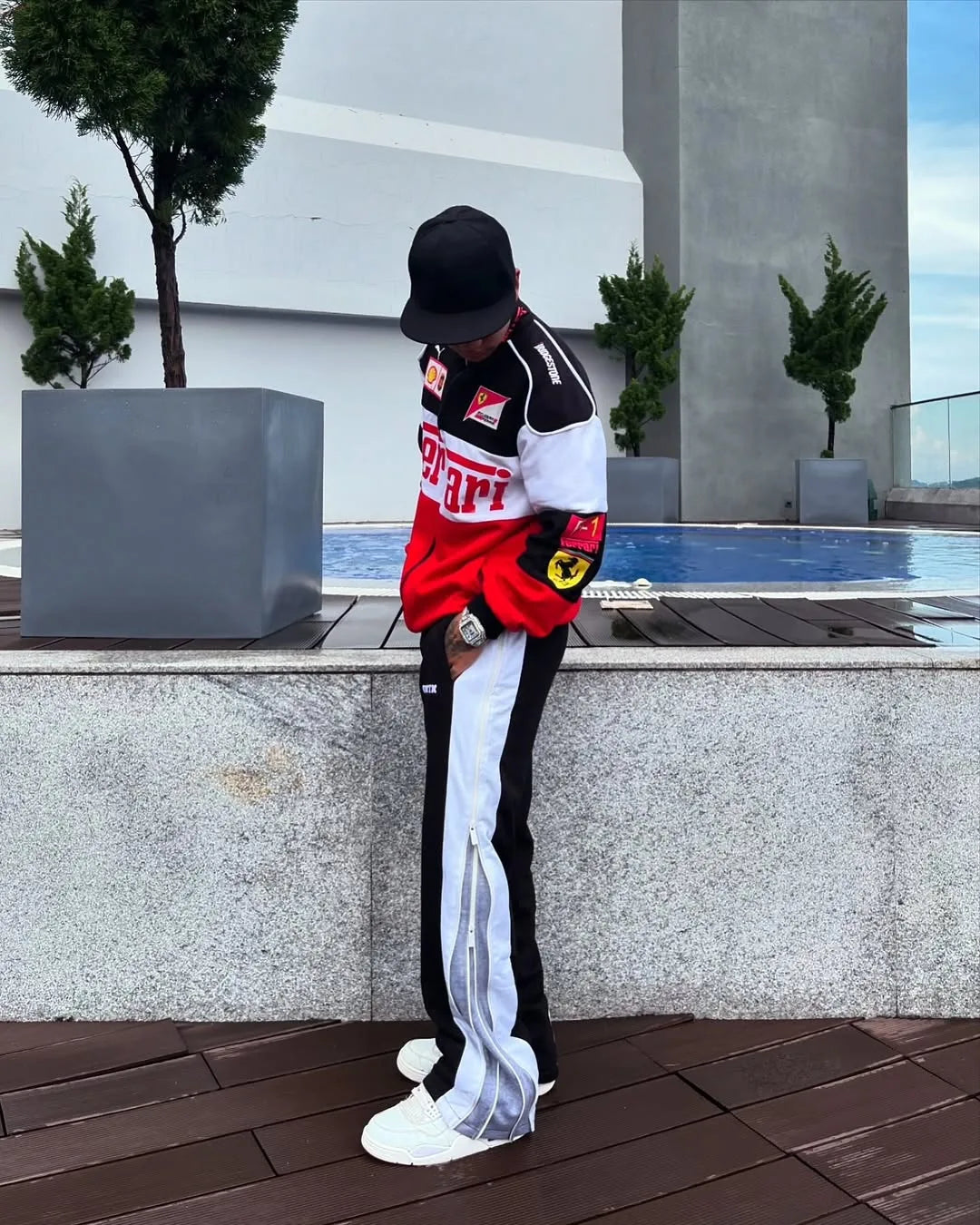 Ferrari Racing Jacket – Vintage F1 Streetwear by Stylestitch