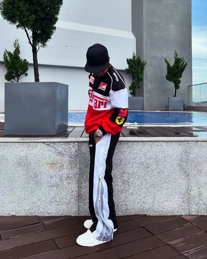 Ferrari Racing Jacket – Vintage F1 Streetwear by Stylestitch