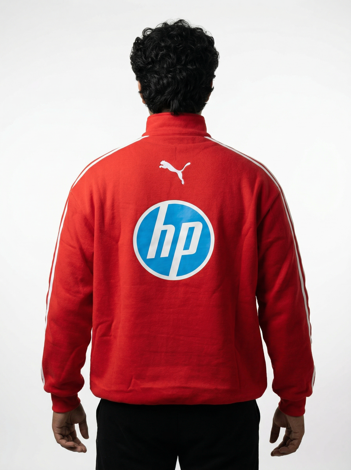 Red  Sweatshirt -Premium Motorsport-Inspired Cotton Fleece