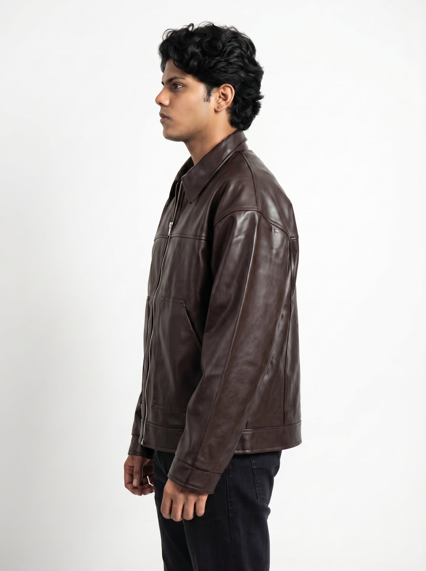 Premium Brown Unisex Leather Jacket