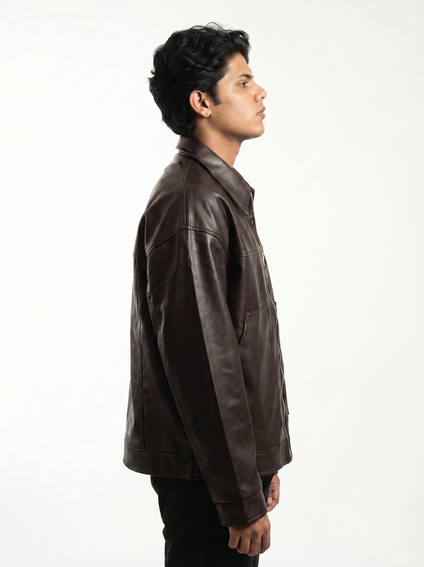 Premium Brown Unisex Leather Jacket