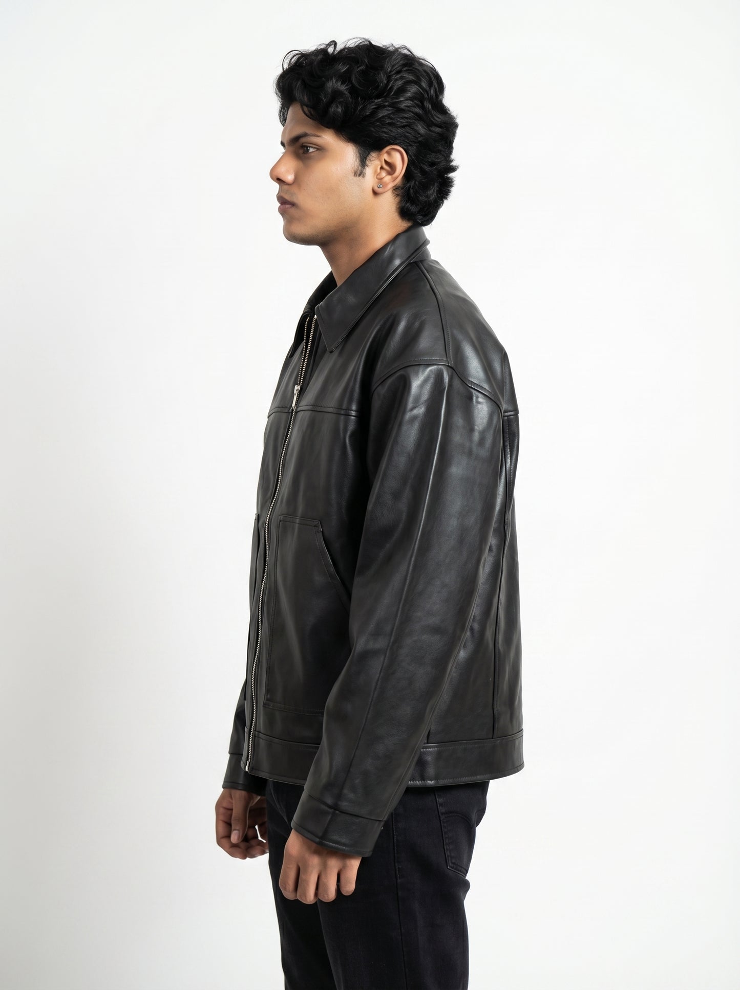 Premium Black Unisex Leather Jacket