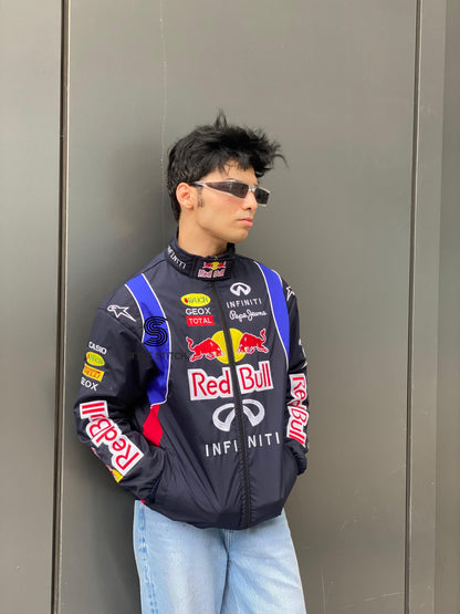 Racing Red Bull Puffer Embroidery Unisex Jacket l stylestitch