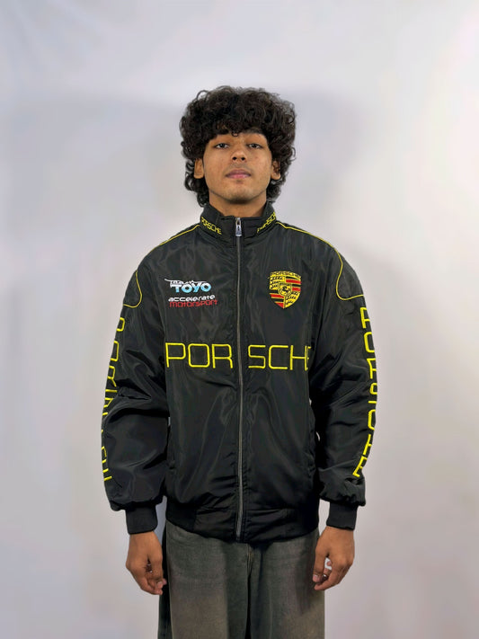 F1 PORSCHE EMBROIDERY  UNISEX RACING JACKET