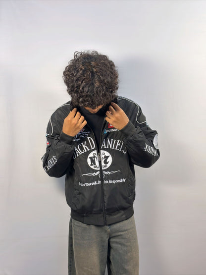 Racing JD Puffer Embroidery Unisex Jacket l stylestitch