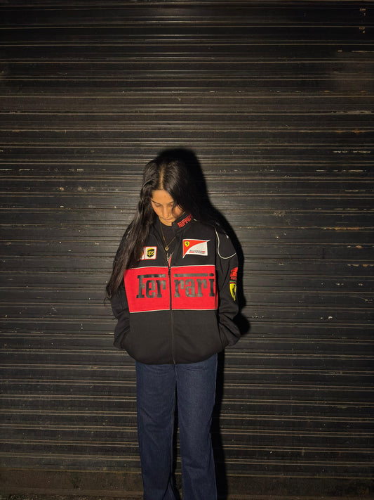 F1 Black Racing Unisex Jacket by stylestitch