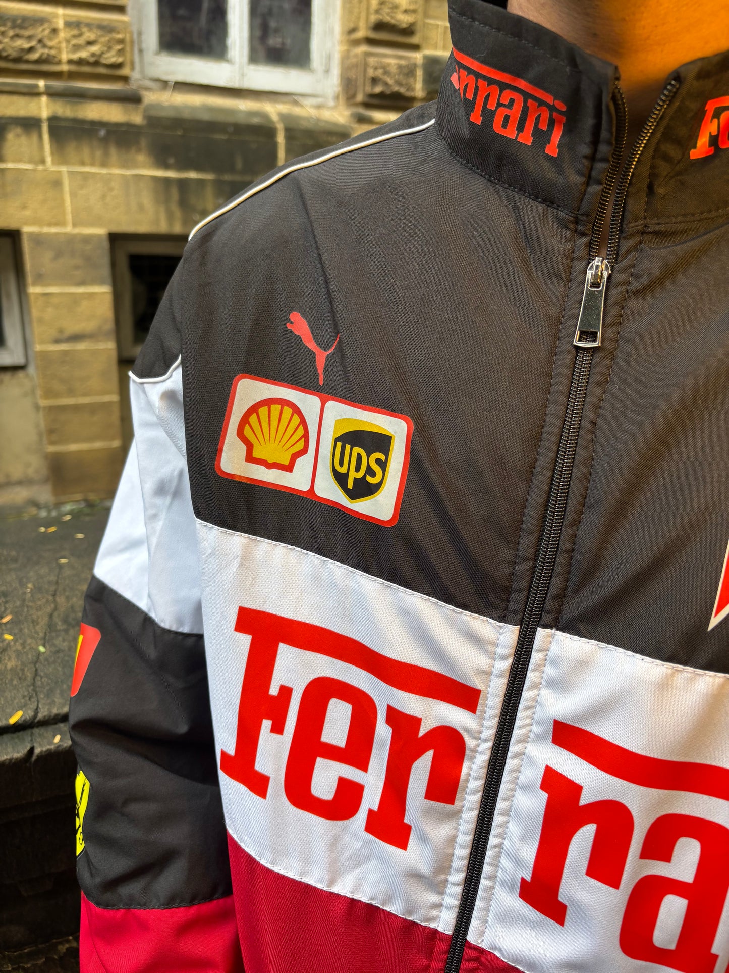 Trio F1 parachute puffer  jacket