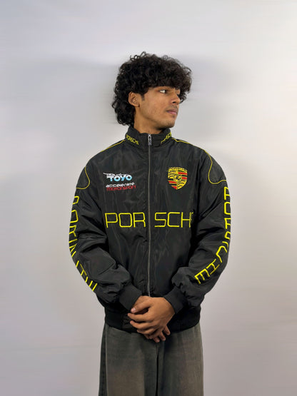 F1 PORSCHE EMBROIDERY  UNISEX RACING JACKET