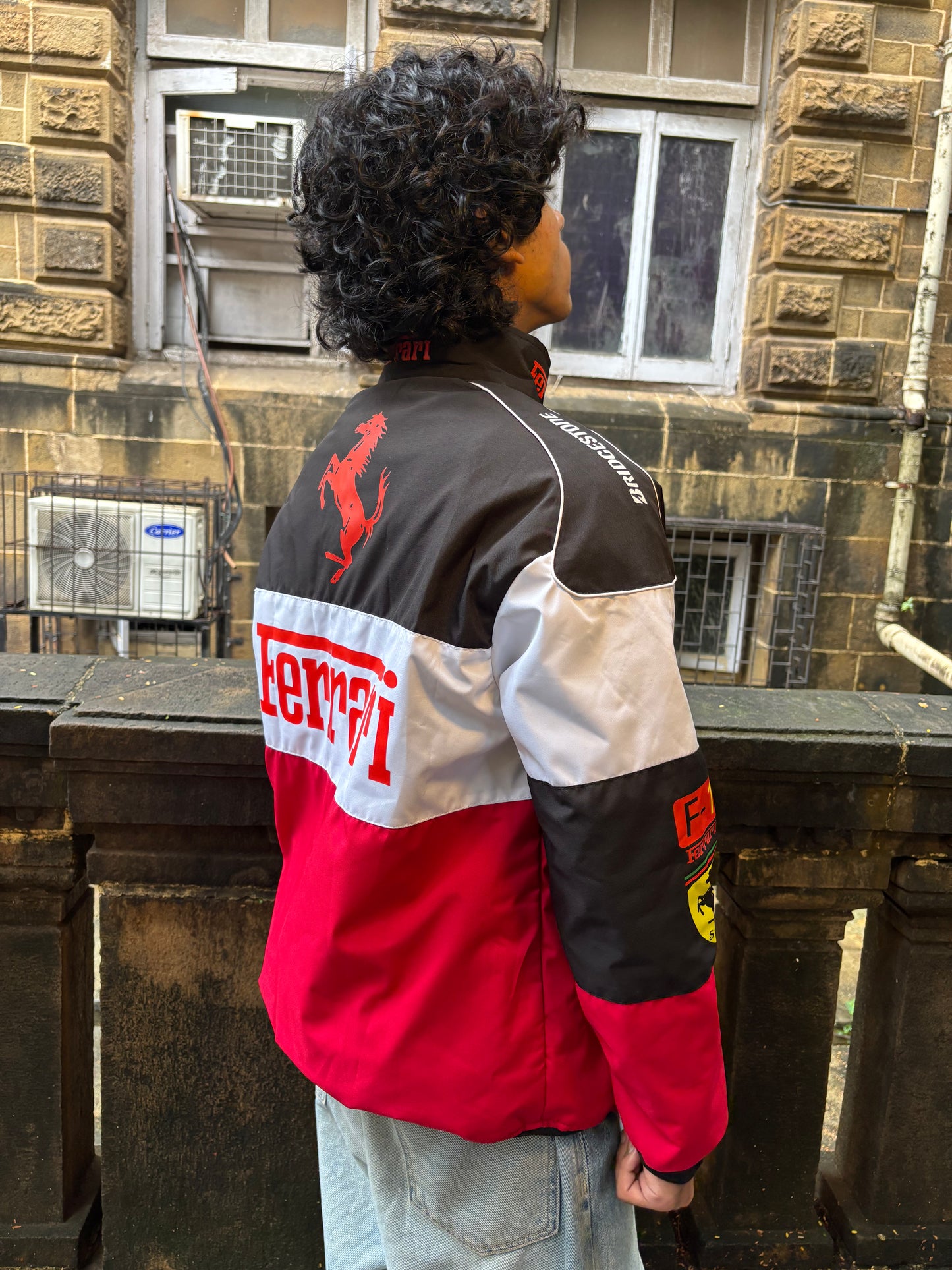 Trio F1 parachute puffer  jacket