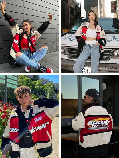 Blackair Vintage Racing Jacket – Iconic Style Meets Motorsport