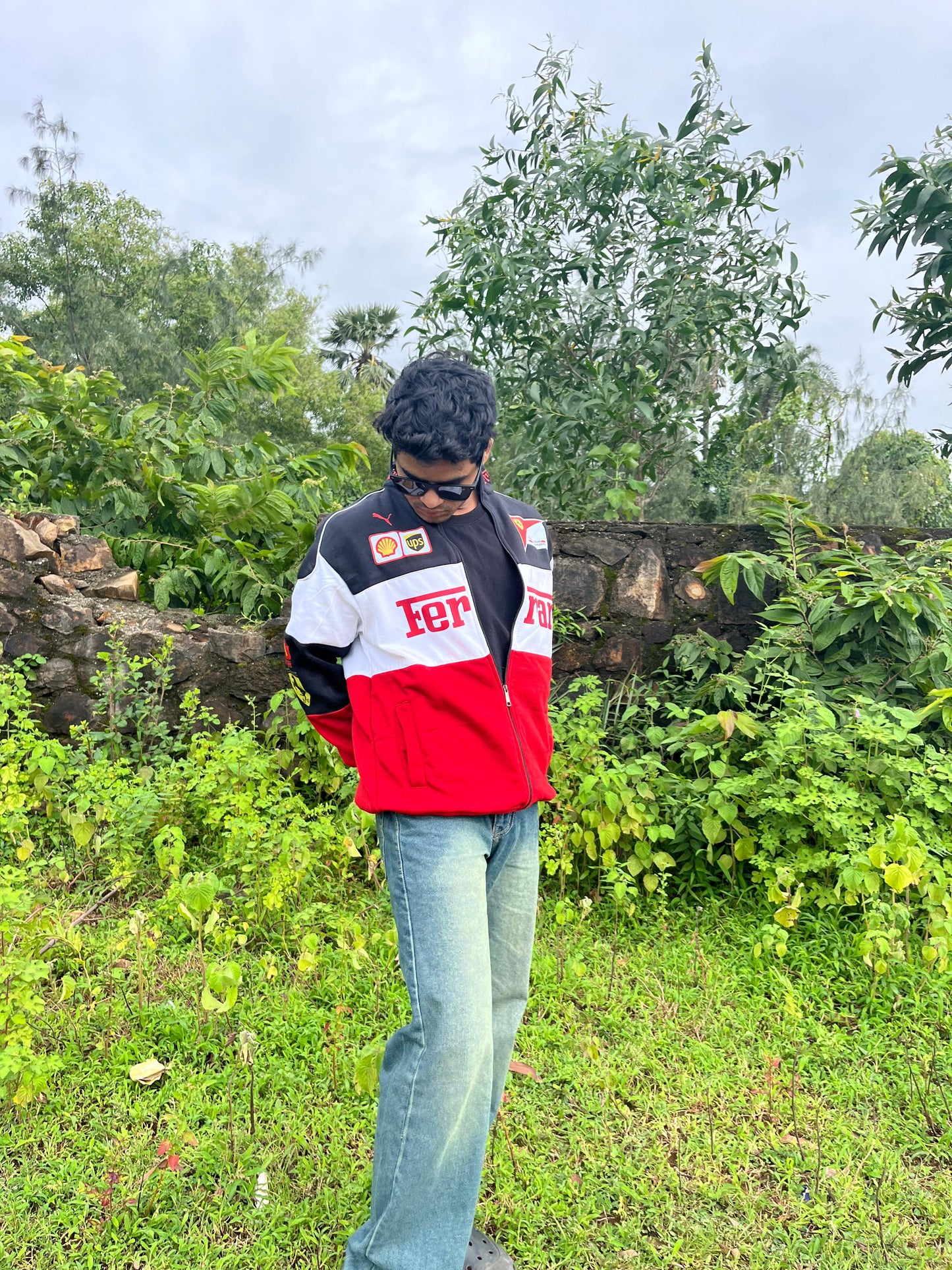 F1 Trio Ferrari Jacket – F1-Inspired Streetwear by Stylestitch