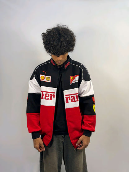 F1 TRIO FERRARI UNISEX RACING JACKET BY STYLESTITCH I DTF